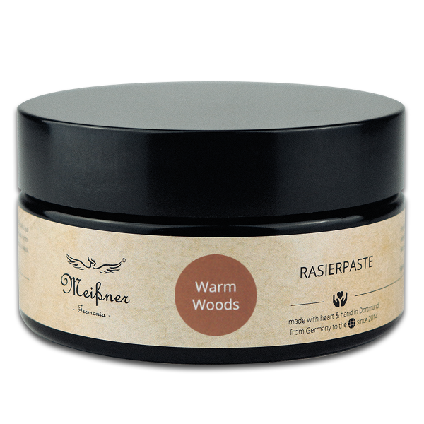 Warm-Woods Rasierpaste 200ml Violetglastiegel